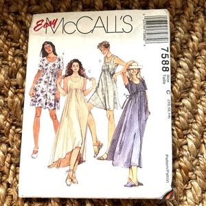 McCalls 7588 Sundress in 4 versions
